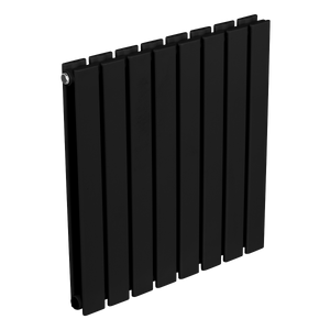 Baridi DH344 Horizontal Radiator Contemporary Double Flat Panel Design 600 x 560mm - Black - additional view 2