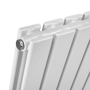 Baridi DH348 Horizontal Radiator Contemporary Double Flat Panel Design 600 x 420mm - White - additional view 9