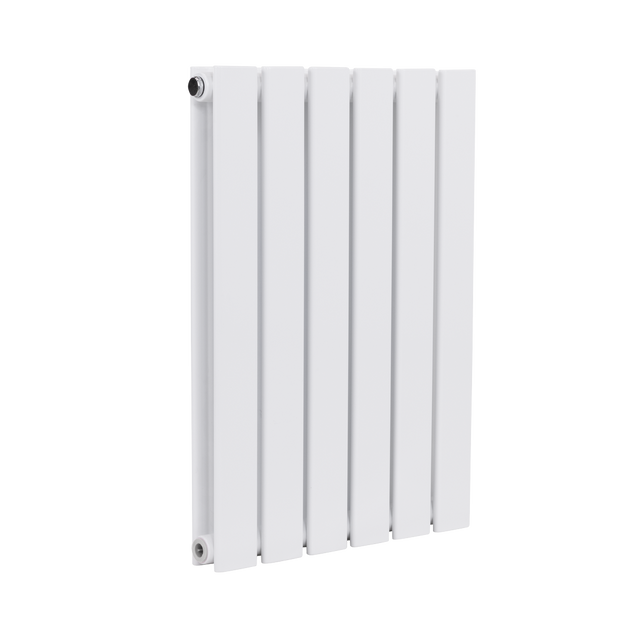 Baridi DH348 Horizontal Radiator Contemporary Double Flat Panel Design 600 x 420mm - White