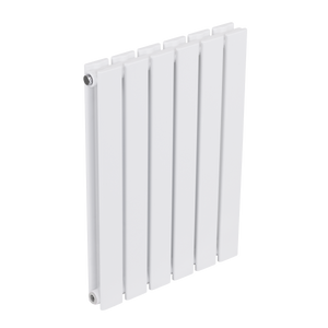 Baridi DH348 Horizontal Radiator Contemporary Double Flat Panel Design 600 x 420mm - White - additional view 2