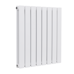 Baridi DH349 Horizontal Radiator Contemporary Double Flat Panel Design 600 x 560mm - White