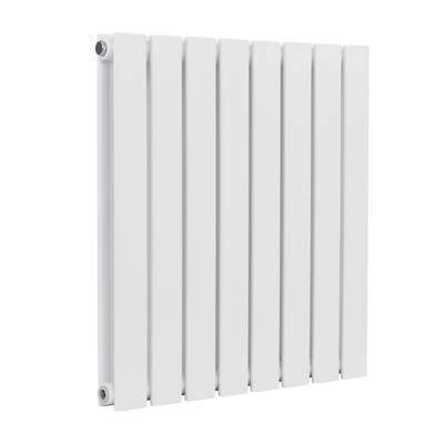 Baridi DH349 Horizontal Radiator Contemporary Double Flat Panel Design 600 x 560mm - White