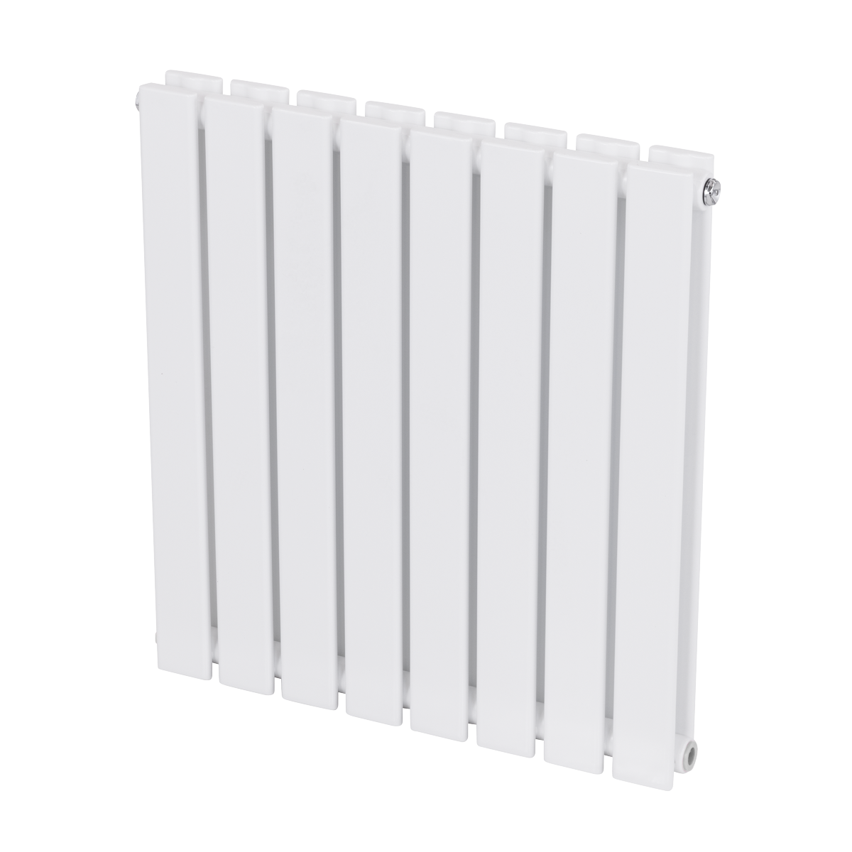 Baridi DH349 Horizontal Radiator Contemporary Double Flat Panel Design 600 x 560mm - White - additional view 10