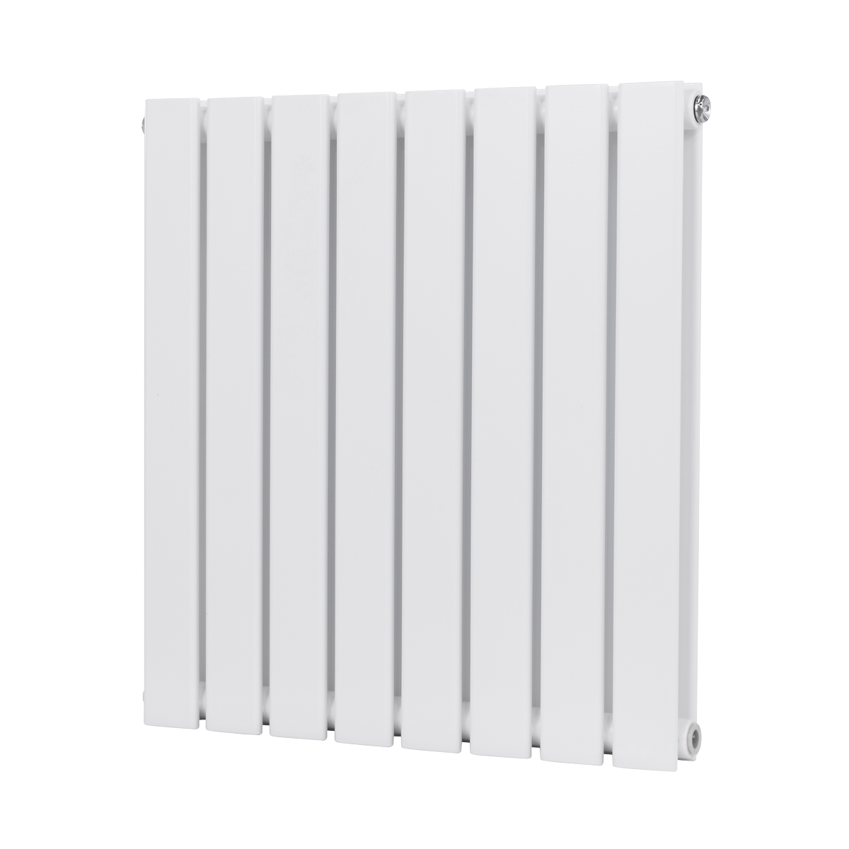 Baridi DH349 Horizontal Radiator Contemporary Double Flat Panel Design 600 x 560mm - White - additional view 3