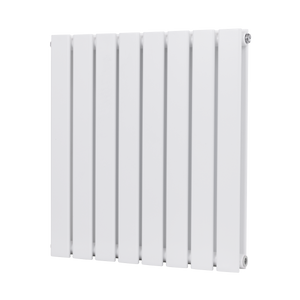 Baridi DH349 Horizontal Radiator Contemporary Double Flat Panel Design 600 x 560mm - White - additional view 3