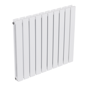 Baridi DH350 Horizontal Radiator Contemporary Double Flat Panel Design 600 x 700mm - White - additional view 6