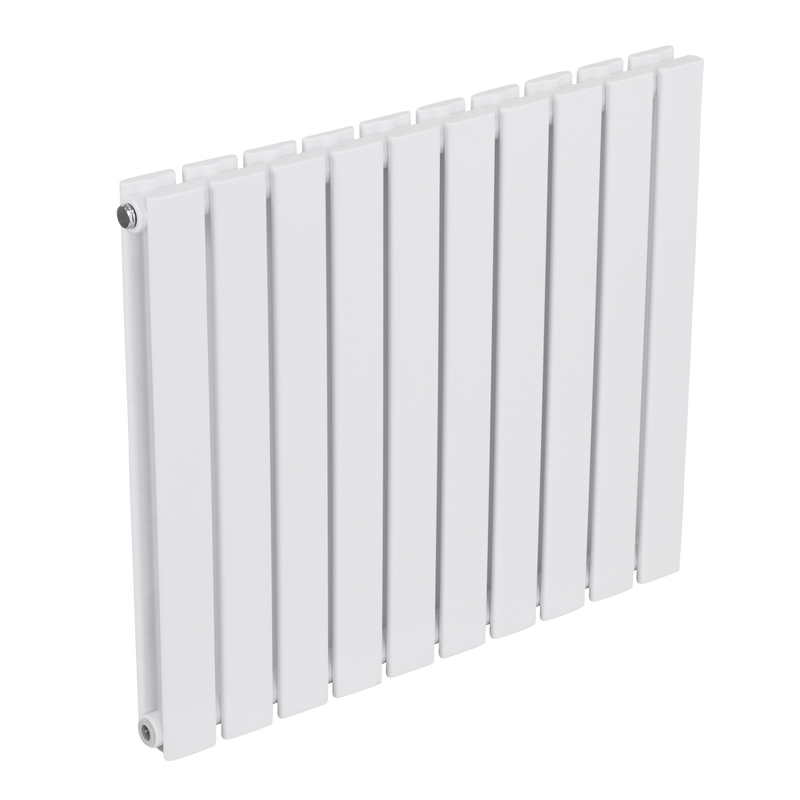 Baridi DH350 Horizontal Radiator Contemporary Double Flat Panel Design 600 x 700mm - White - additional view 6