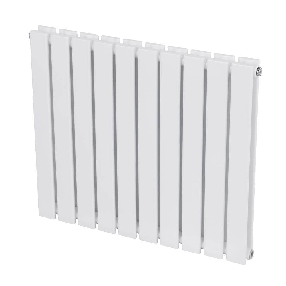 Baridi DH350 Horizontal Radiator Contemporary Double Flat Panel Design 600 x 700mm - White - additional view 7