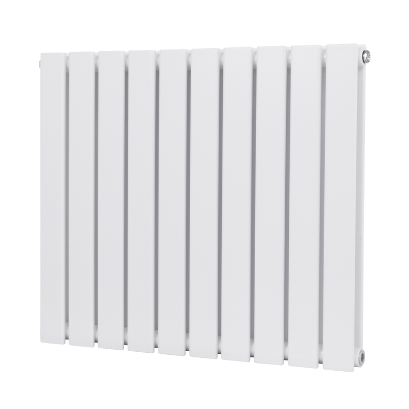 Baridi DH350 Horizontal Radiator Contemporary Double Flat Panel Design 600 x 700mm - White - additional view 3