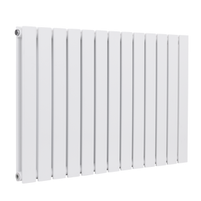Baridi DH351 Horizontal Radiator Contemporary Double Flat Panel Design 600 x 910mm - White