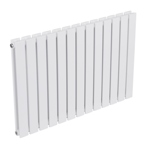 Baridi DH351 Horizontal Radiator Contemporary Double Flat Panel Design 600 x 910mm - White - additional view 5