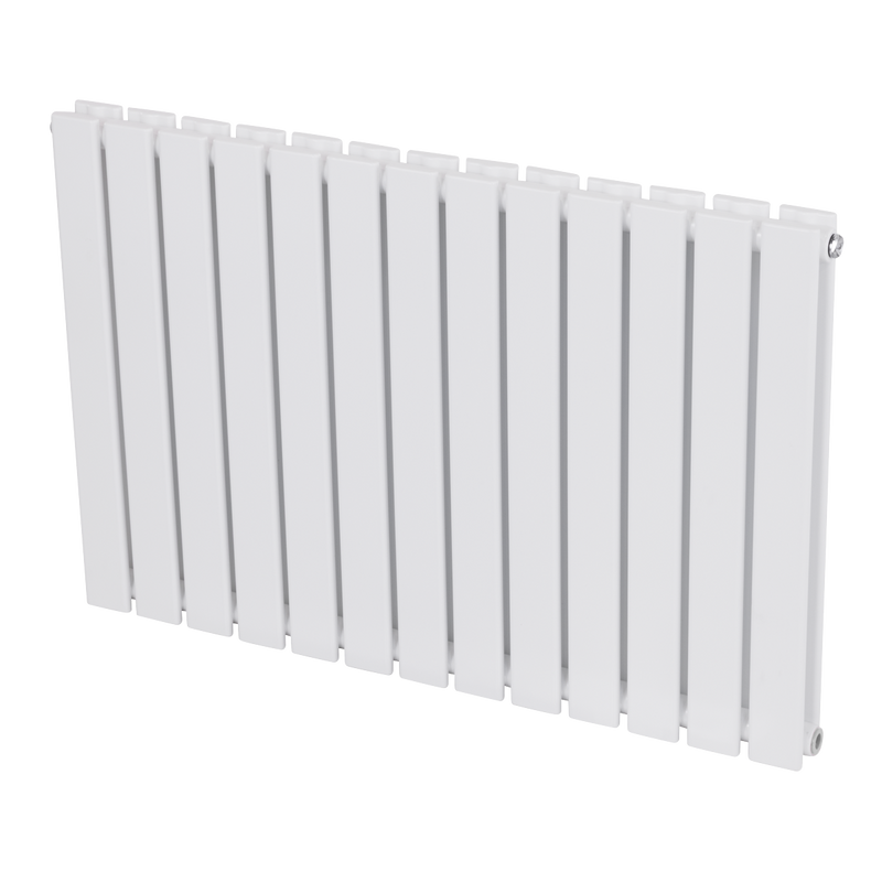 Baridi DH351 Horizontal Radiator Contemporary Double Flat Panel Design 600 x 910mm - White - additional view 6