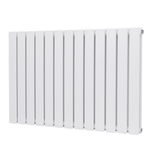 Baridi DH351 Horizontal Radiator Contemporary Double Flat Panel Design 600 x 910mm - White - additional view 2