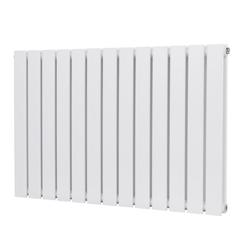 Baridi DH351 Horizontal Radiator Contemporary Double Flat Panel Design 600 x 910mm - White - additional view 2