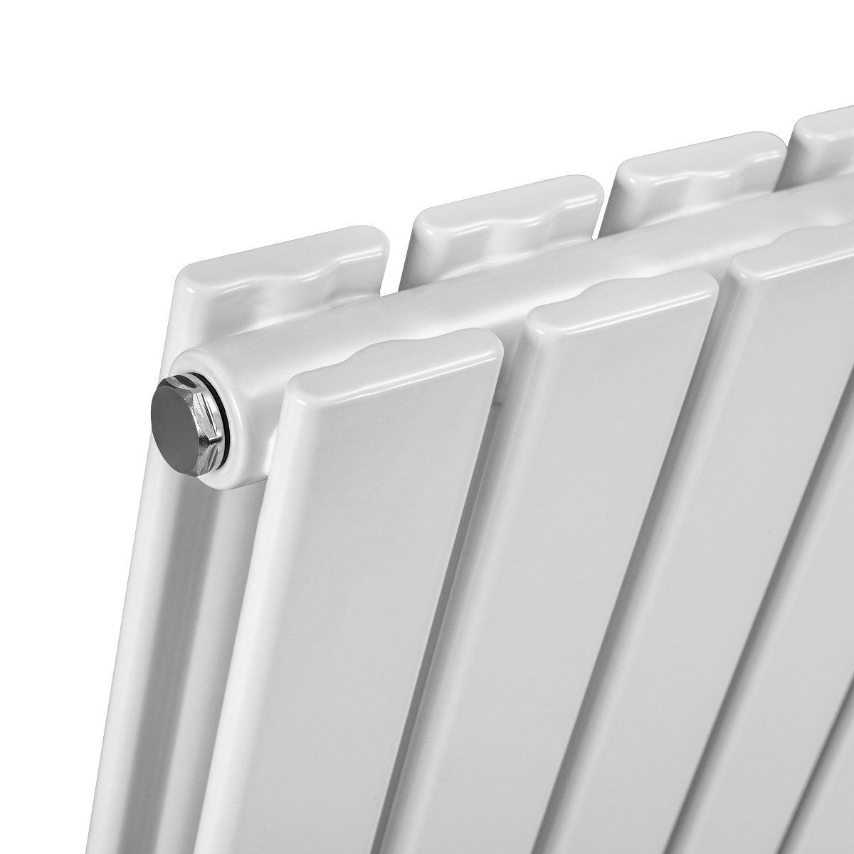 Baridi DH352 Horizontal Radiator Contemporary Double Flat Panel Design 600 x 1190mm - White - additional view 12