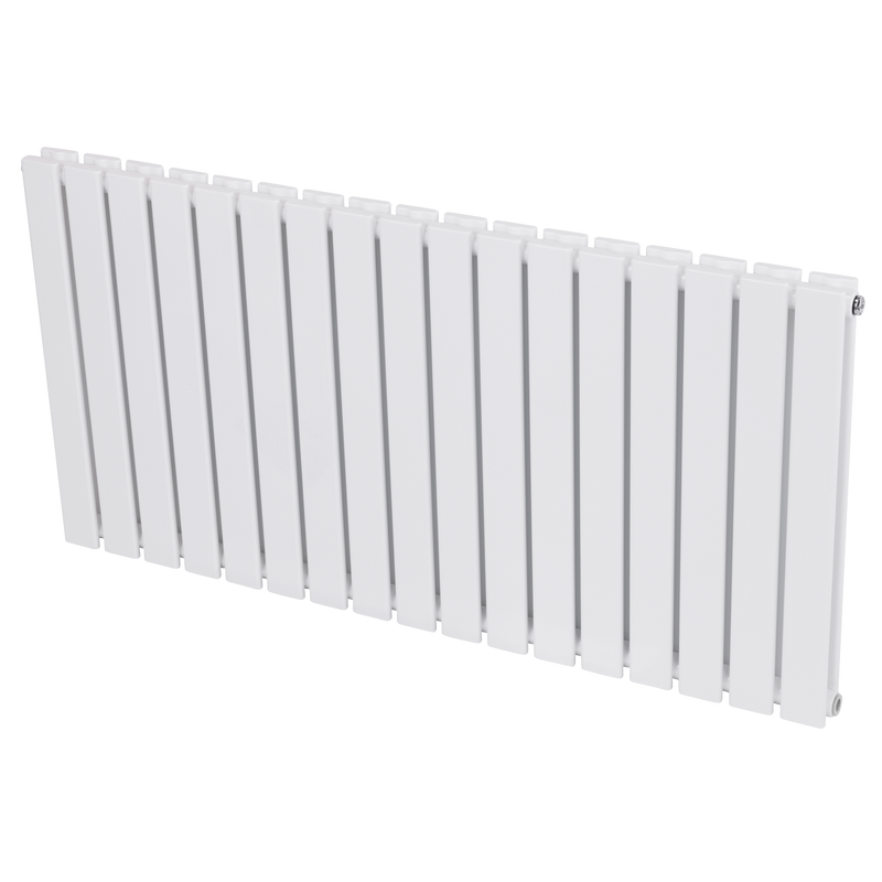 Baridi DH352 Horizontal Radiator Contemporary Double Flat Panel Design 600 x 1190mm - White - additional view 11