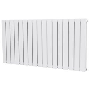 Baridi DH352 Horizontal Radiator Contemporary Double Flat Panel Design 600 x 1190mm - White - additional view 8