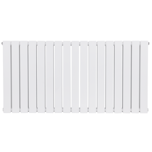 Baridi DH352 Horizontal Radiator Contemporary Double Flat Panel Design 600 x 1190mm - White - additional view 9
