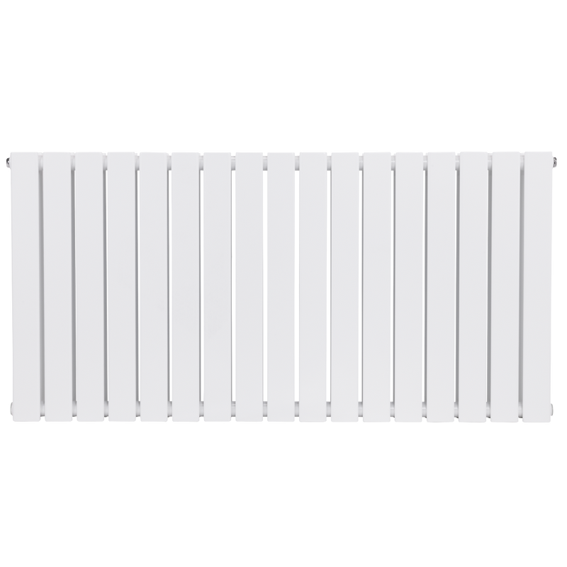 Baridi DH352 Horizontal Radiator Contemporary Double Flat Panel Design 600 x 1190mm - White - additional view 9