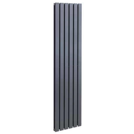 Baridi DH353 Vertical Radiator Contemporary Double Flat Panel Design 420 x 1800mm - Anthracite