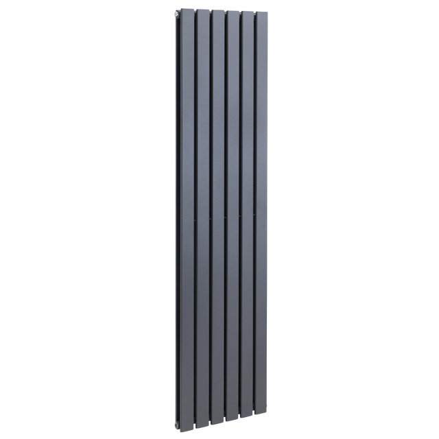 Baridi DH353 Vertical Radiator Contemporary Double Flat Panel Design 420 x 1800mm - Anthracite