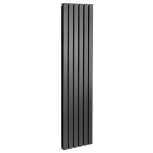 Baridi DH354 Vertical Radiator Contemporary Double Flat Panel Design 420 x 1800mm - Black