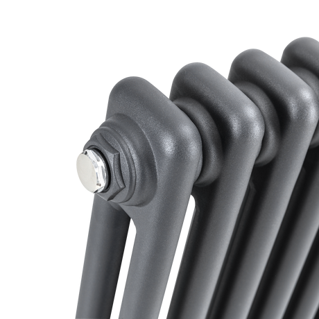 Baridi DH356 Horizontal Traditional 2 Column Radiator 600 x 427mm - Anthracite - additional view 2