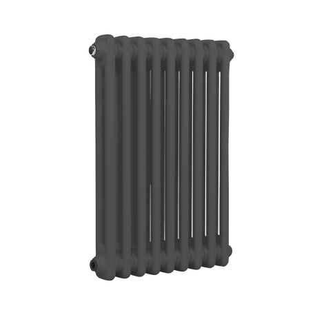 Baridi DH356 Horizontal Traditional 2 Column Radiator 600 x 427mm - Anthracite