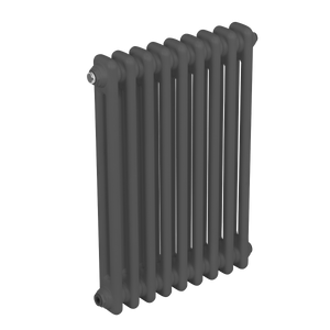 Baridi DH356 Horizontal Traditional 2 Column Radiator 600 x 427mm - Anthracite - additional view 3