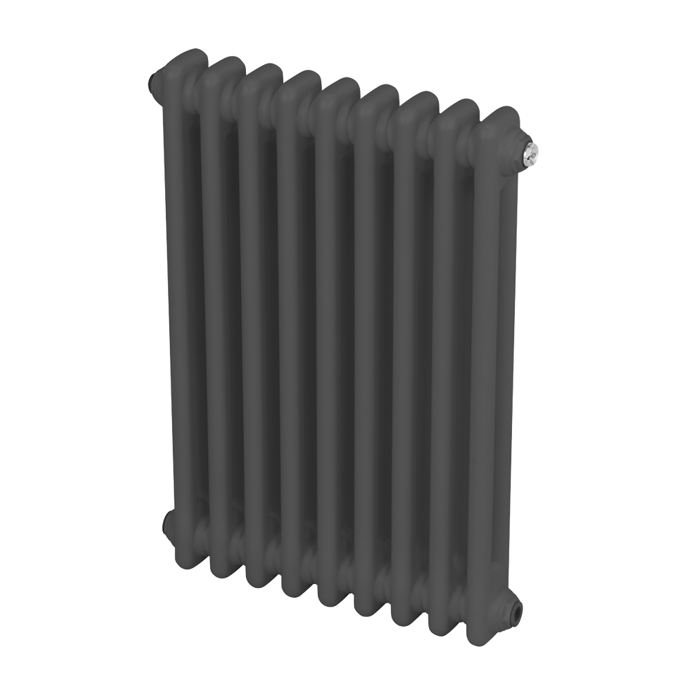Baridi DH356 Horizontal Traditional 2 Column Radiator 600 x 427mm - Anthracite - additional view 7