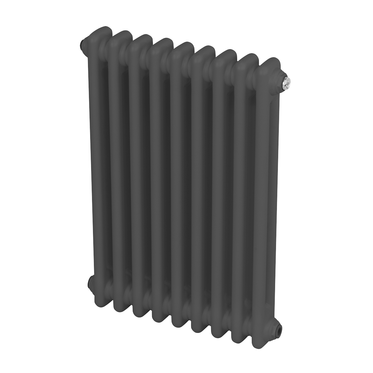 Baridi DH356 Horizontal Traditional 2 Column Radiator 600 x 427mm - Anthracite - additional view 7