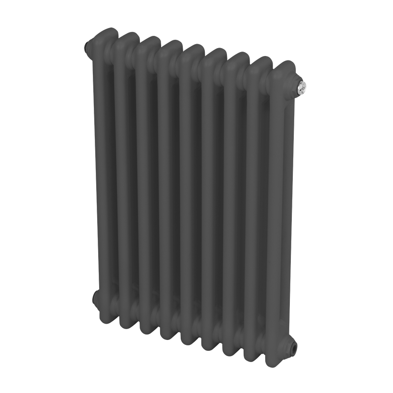 Baridi DH356 Horizontal Traditional 2 Column Radiator 600 x 427mm - Anthracite - additional view 7