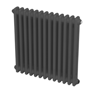 Baridi DH357 Horizontal Traditional 2 Column Radiator 600 x 607mm - Anthracite - additional view 7