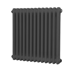 Baridi DH357 Horizontal Traditional 2 Column Radiator 600 x 607mm - Anthracite - additional view 3