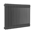 Baridi DH358 Horizontal Traditional 2 Column Radiator 600 x 832mm - Anthracite