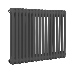 Baridi DH358 Horizontal Traditional 2 Column Radiator 600 x 832mm - Anthracite