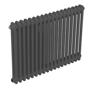 Baridi DH358 Horizontal Traditional 2 Column Radiator 600 x 832mm - Anthracite - additional view 10
