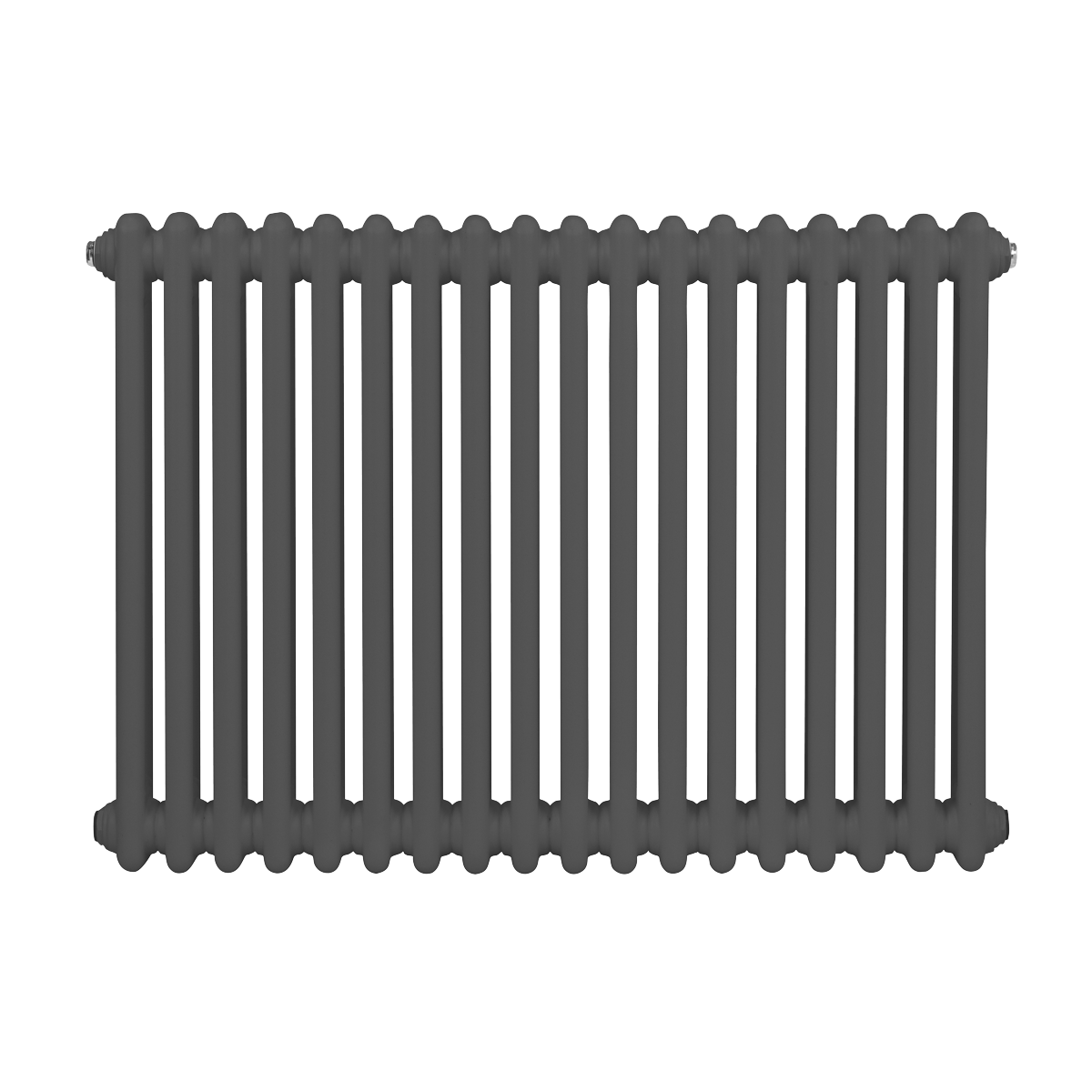 Baridi DH358 Horizontal Traditional 2 Column Radiator 600 x 832mm - Anthracite - additional view 8