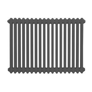 Baridi DH358 Horizontal Traditional 2 Column Radiator 600 x 832mm - Anthracite - additional view 8