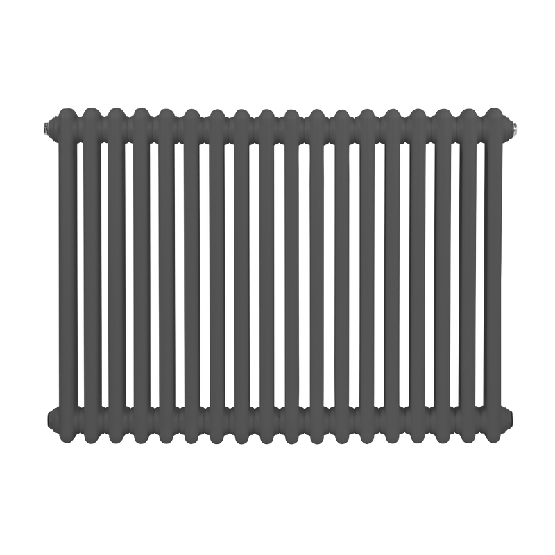 Baridi DH358 Horizontal Traditional 2 Column Radiator 600 x 832mm - Anthracite - additional view 8
