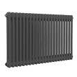 Baridi DH359 Horizontal Traditional 2 Column Radiator 600 x 1012mm - Anthracite