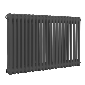 Baridi DH359 Horizontal Traditional 2 Column Radiator 600 x 1012mm - Anthracite