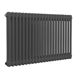 Baridi DH359 Horizontal Traditional 2 Column Radiator 600 x 1012mm - Anthracite