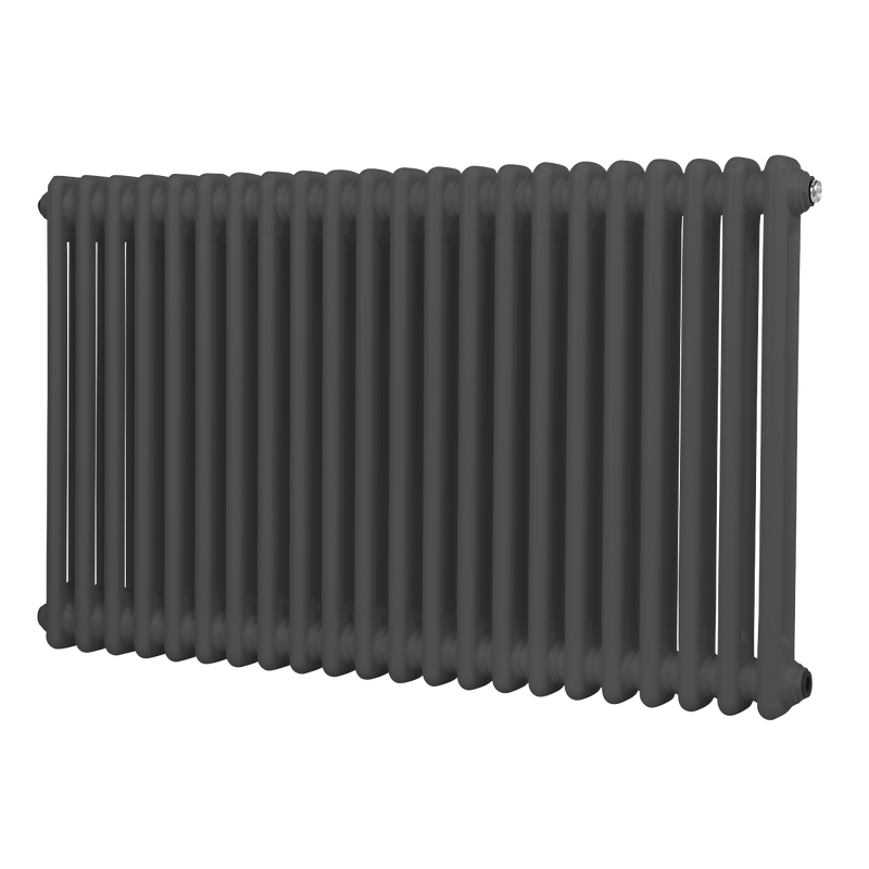 Baridi DH359 Horizontal Traditional 2 Column Radiator 600 x 1012mm - Anthracite - additional view 5