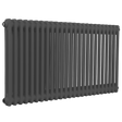 Baridi DH360 Horizontal Traditional 2 Column Radiator 600 x 1147mm - Anthracite