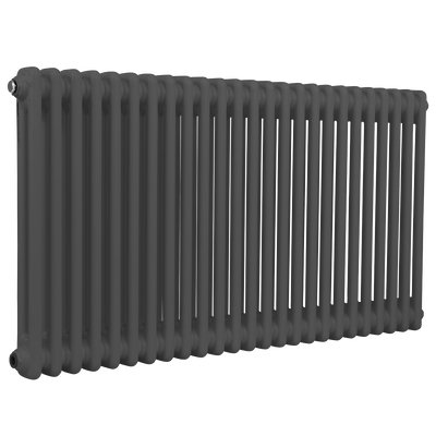 Baridi DH360 Horizontal Traditional 2 Column Radiator 600 x 1147mm - Anthracite