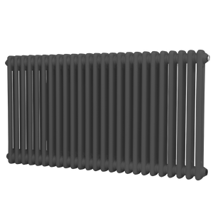 Baridi DH360 Horizontal Traditional 2 Column Radiator 600 x 1147mm - Anthracite - additional view 4