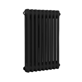Baridi DH361 Horizontal Traditional 2 Column Radiator 600 x 427mm - Black