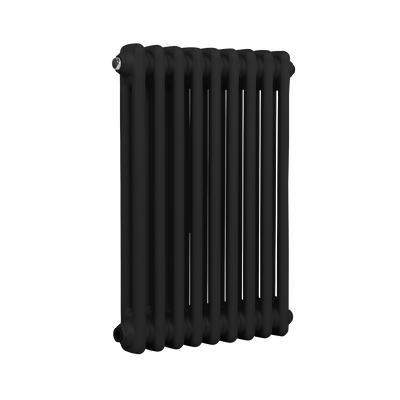 Baridi DH361 Horizontal Traditional 2 Column Radiator 600 x 427mm - Black