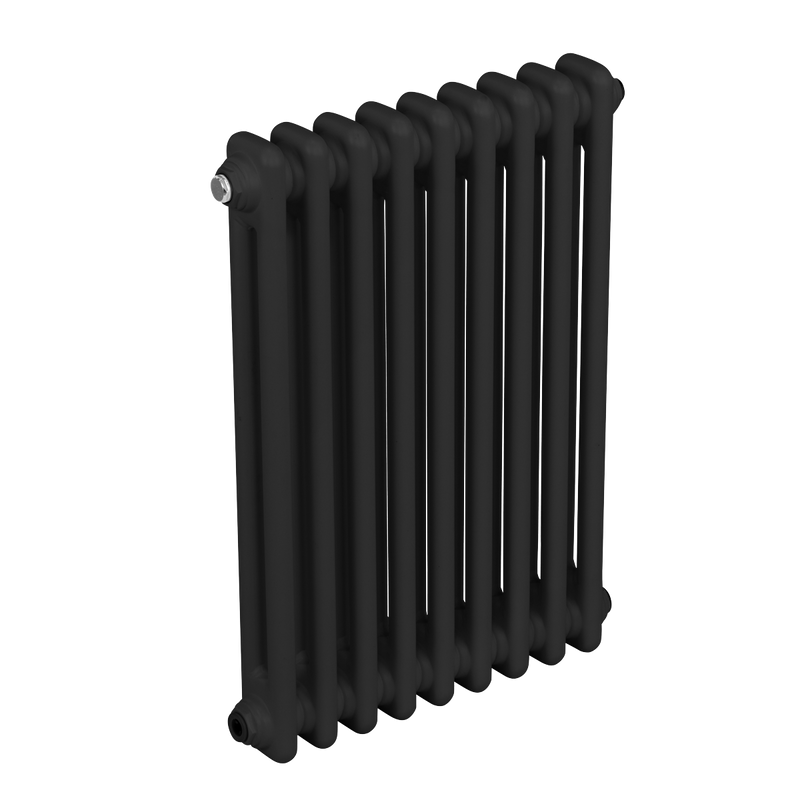 Baridi DH361 Horizontal Traditional 2 Column Radiator 600 x 427mm - Black - additional view 6